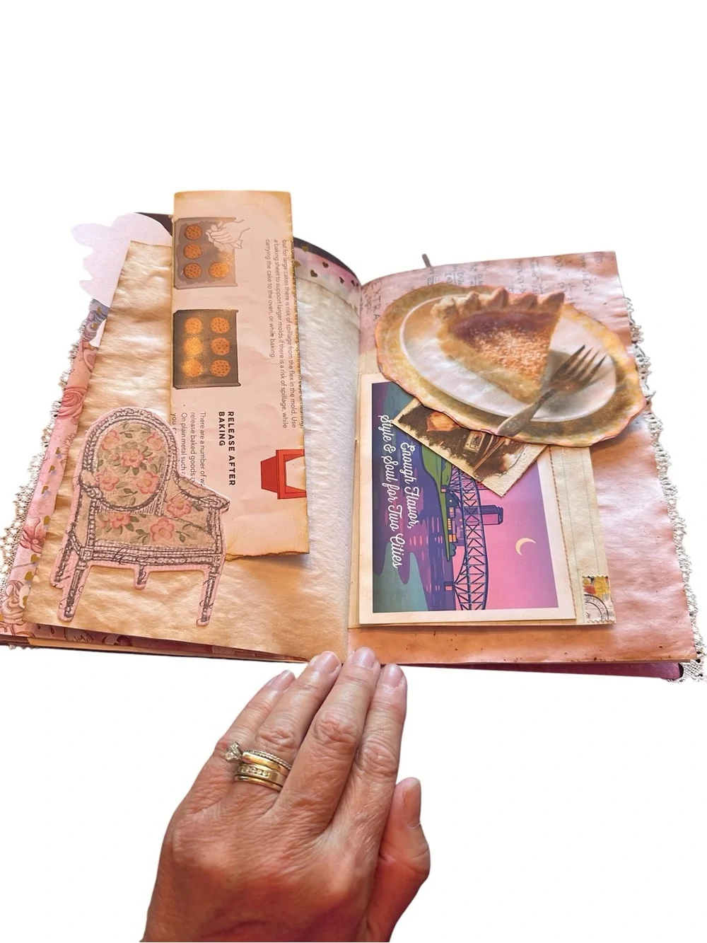 Handmade Junk Journal Love Theme One of a Kind!